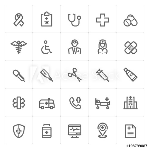 Mini Icon Set Healthcare And Medical Icon Vector Illustration 500x500 Mini Icon Set Healthcare And Medical Icon Vector Illustration