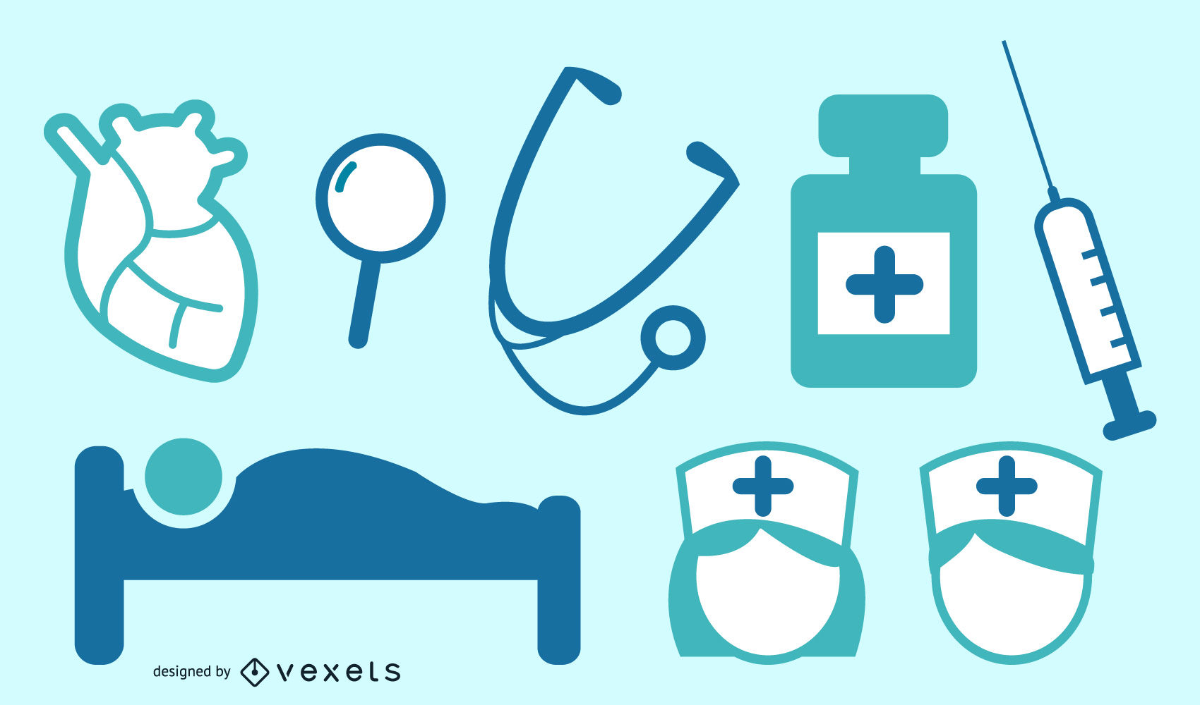 1700x1000 Healthcare Vector Set