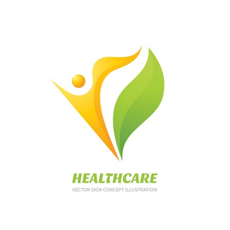 450x450 Healthcare Vector Logo Concept Illustration Health Logo Sign