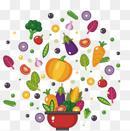 260x261 Vector Different Healthy Foods, Vegetabl