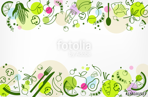 500x328 Colourful Healthy Food Background