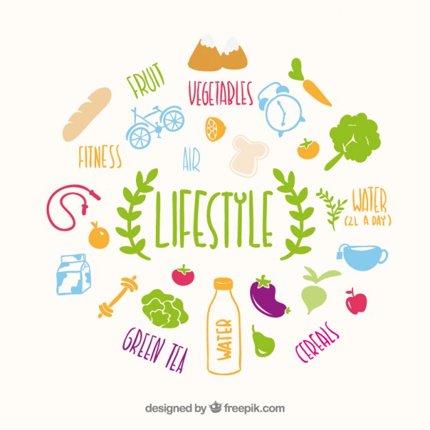 626x626 Healthy Lifestyle Vector Vector Free Download
