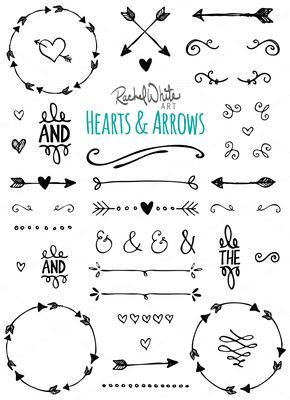 Hearts Arrows Vector Illustrations 290x400 Hearts Arrows Vector Illustrations