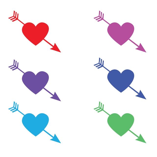 Illustration Of Heart With Arrow, Heart, Romantic, Love Png 640x640 Illustration Of Heart With Arrow, Heart, Romantic, Love Png