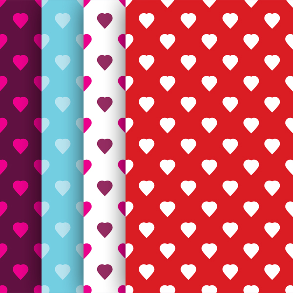 Heart Background Vector