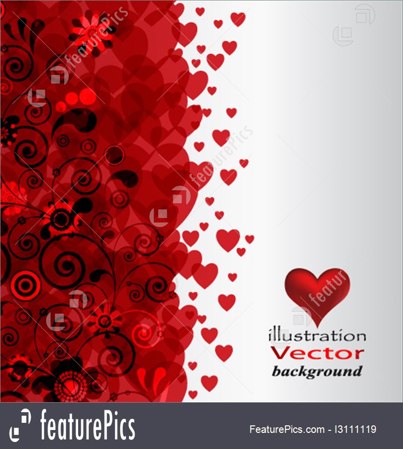 800x892 Heart Abstract Color Background Vector