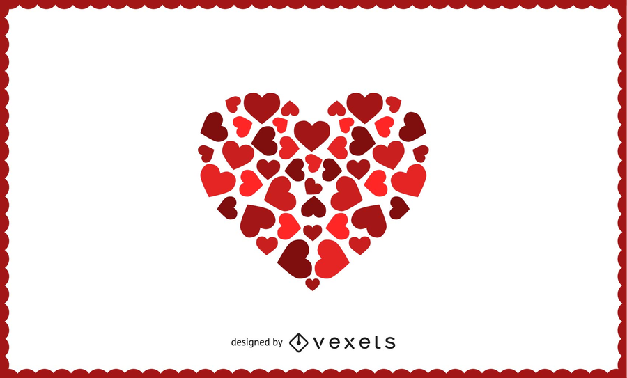 900x543 Abstract Love Heart Background