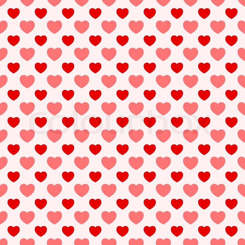 800x800 Pink And Red Nice Valentine Seamless Stock Vector Colourbox