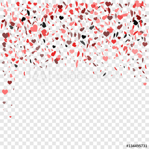 500x500 Romantic Heart Background Vector Illustration For Holiday Design