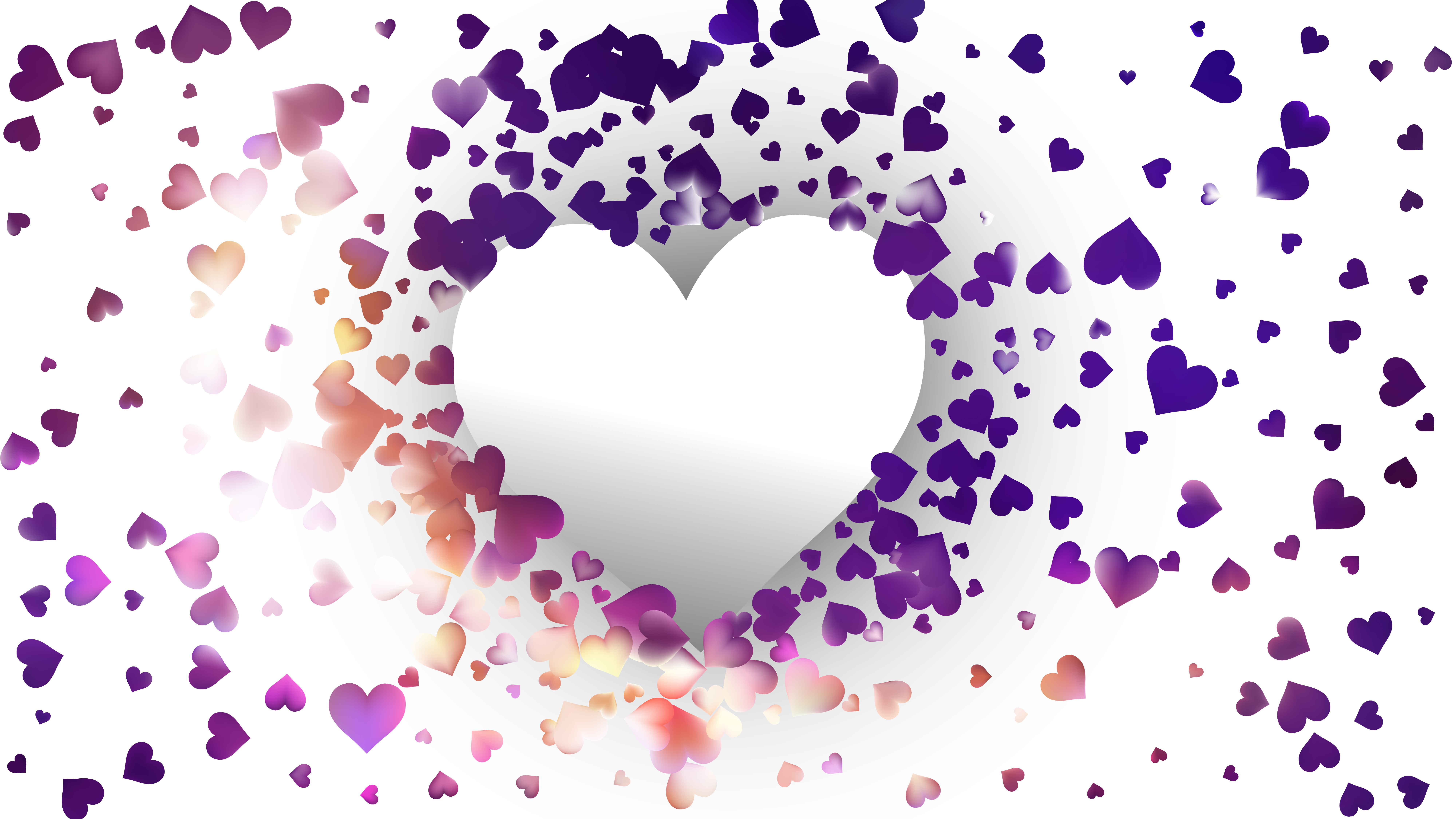 Heart Background Vector at Collection of Heart