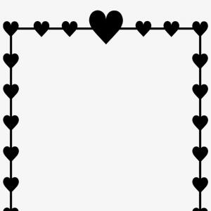 300x300 Rectangular Heart Border Vector Valentines Day Catchsplace