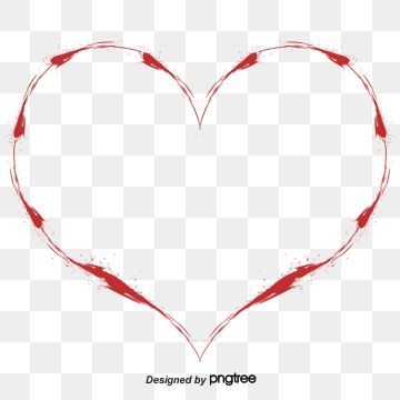 360x360 Heart Ink Heart Outline, Ink, Gules, Heart Brush Png