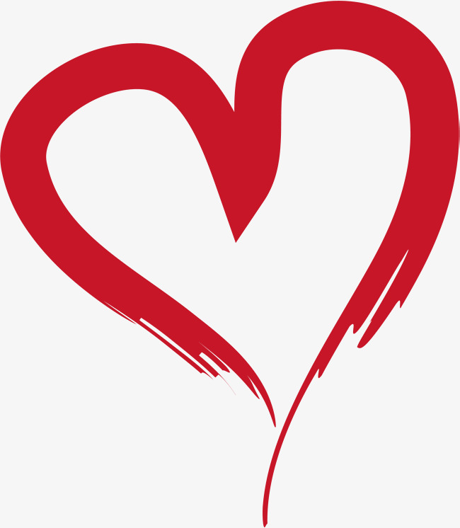 650x746 Brush Red, Gules, Brush, Heart Brush Png And Vector