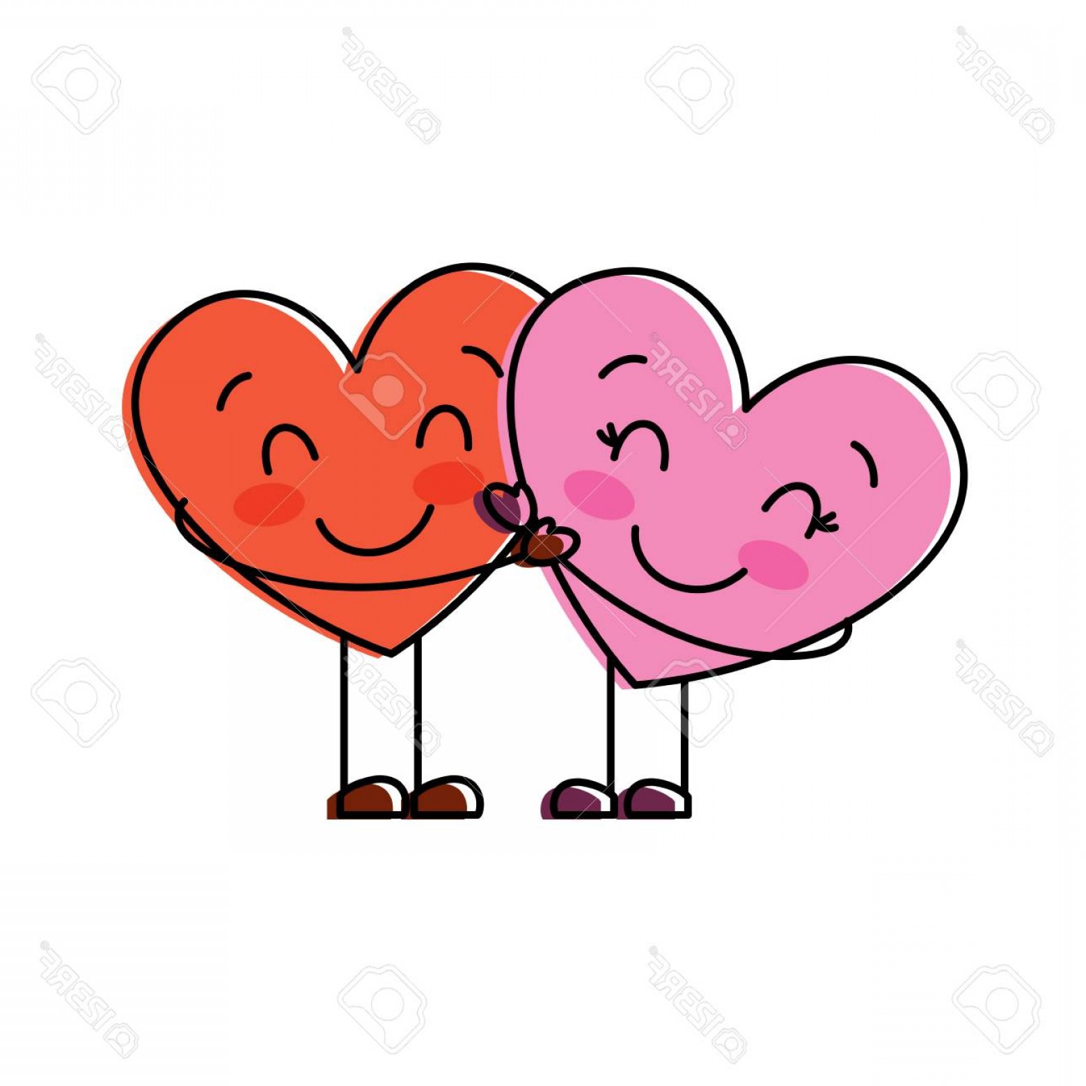 Heart Cartoon Vector at Vectorified.com | Collection of Heart Cartoon ...