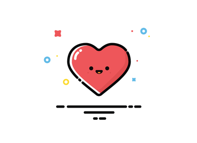 Free Lovely Cartoon Heart Vector 407x295 Free Lovely Cartoon Heart Vector
