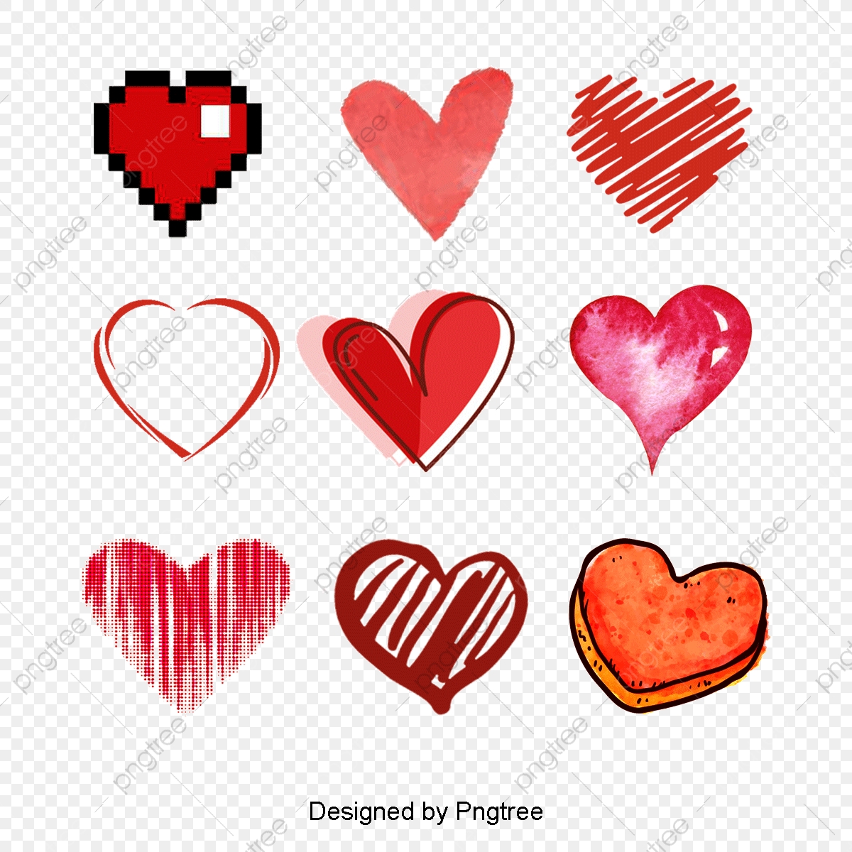 Vector Hand Drawn Heart, Heart Clipart, Vector, Hand Painted Png 1200x1200 Vector Hand Drawn Heart, Heart Clipart, Vector, Hand Painted Png