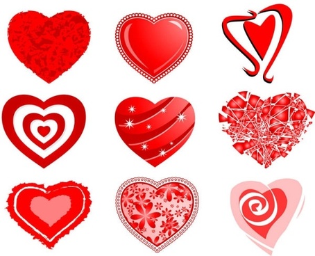 454x368 Heart Free Vector Download