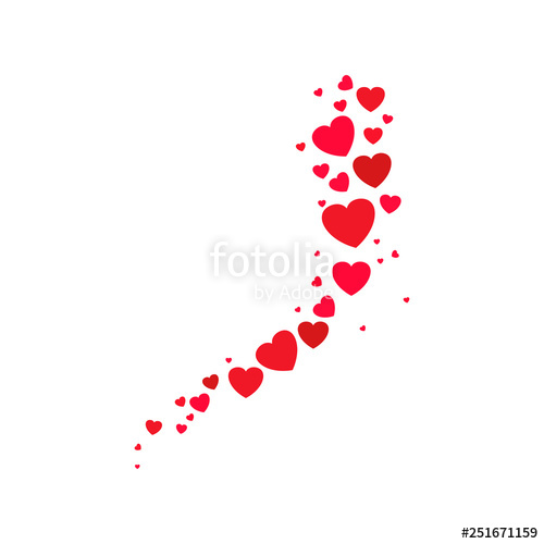 500x500 Logo Heart Illustration Red Heart Design Icon Flat Modern Flat