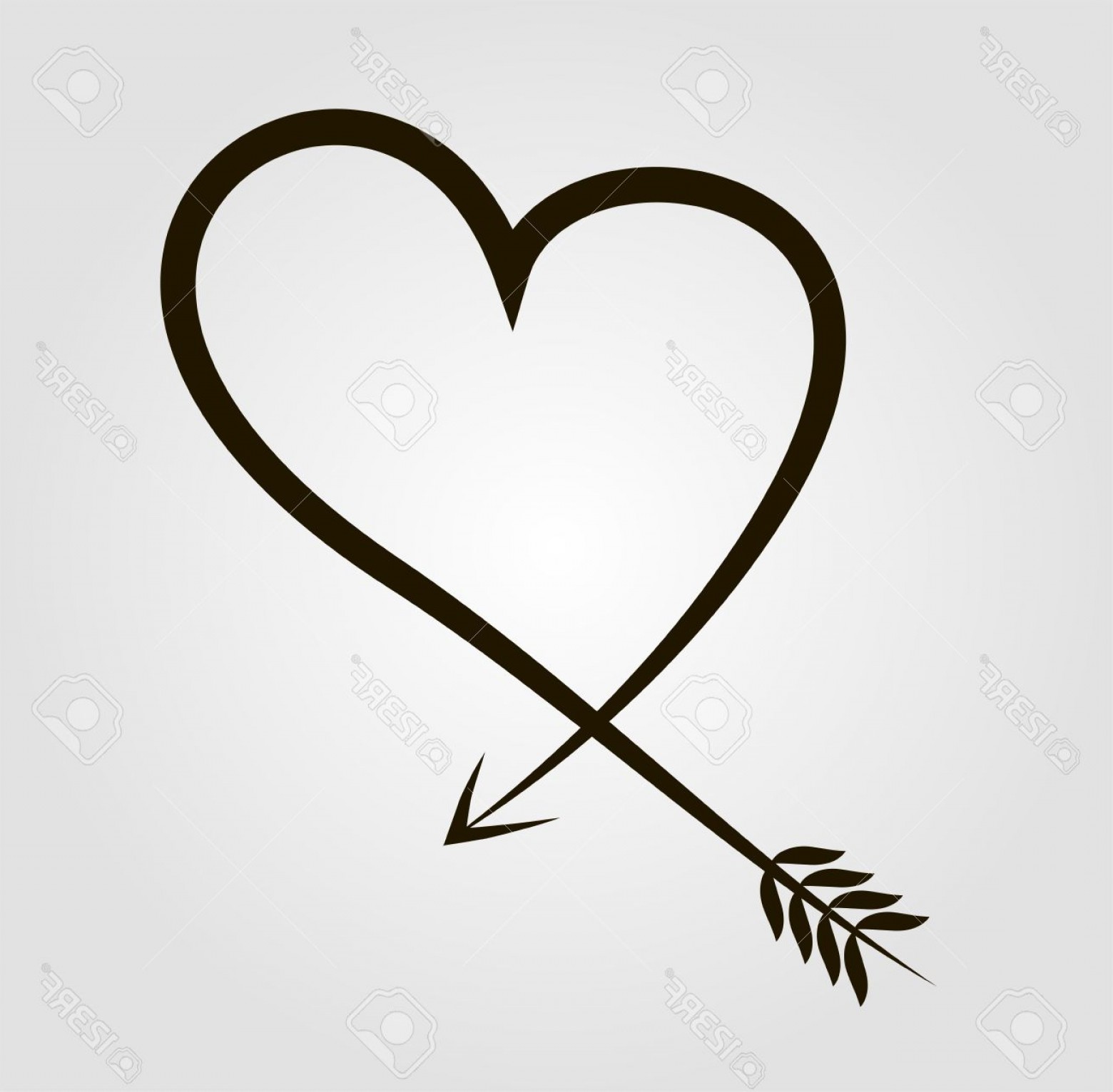 1560x1532 Photostock Vector Black Heart Design In Tattoo Parlors Soidergi
