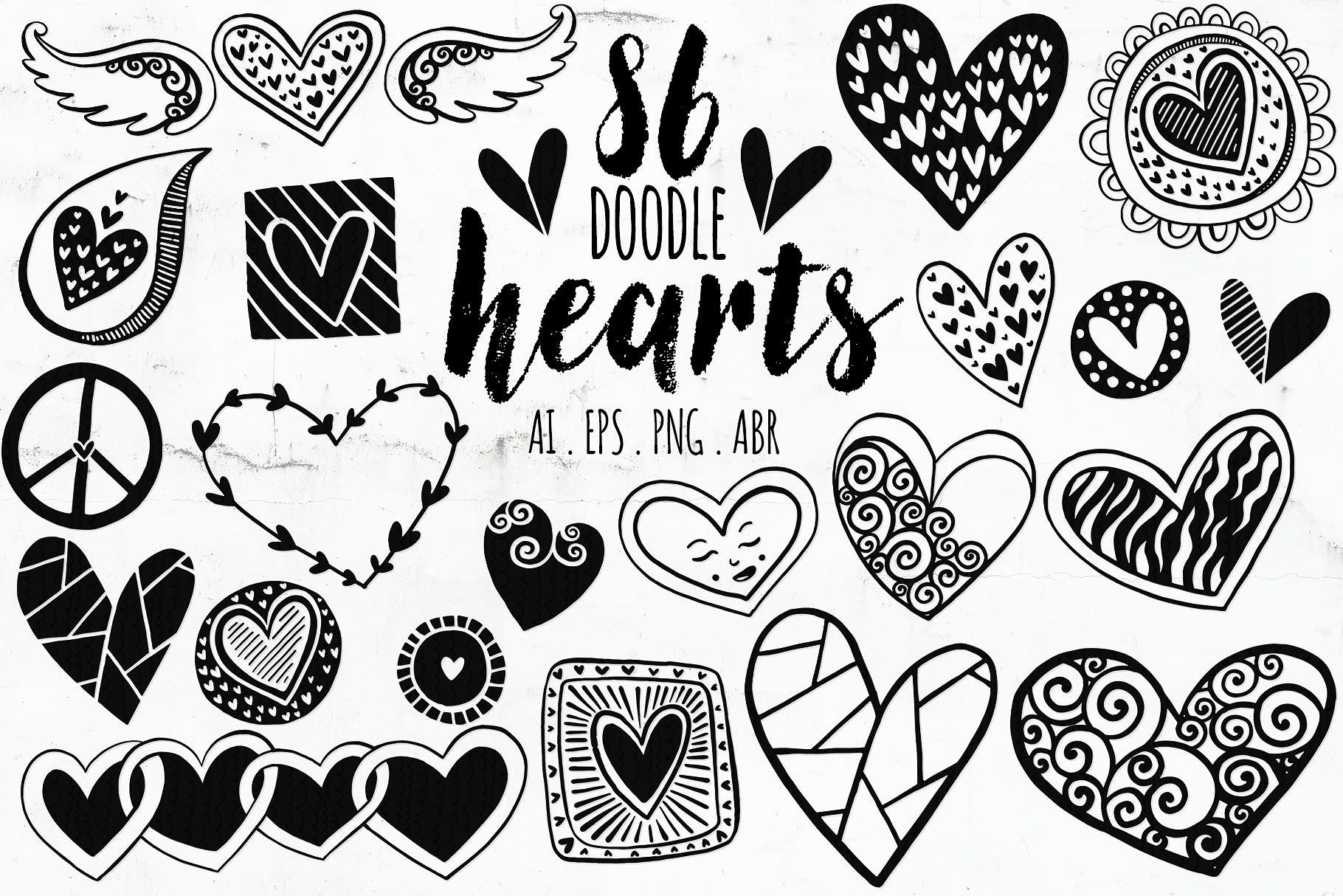 Heart Doodle Vector at Vectorified.com | Collection of Heart Doodle ...