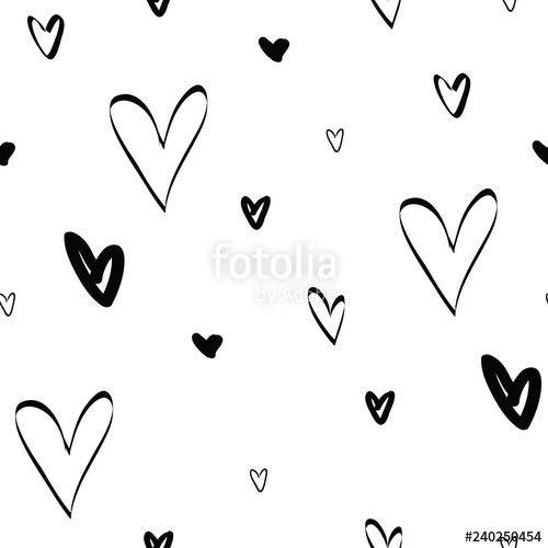 500x500 Hearts Vector Set Hand Drawn Doodle Vector Isolated On Background