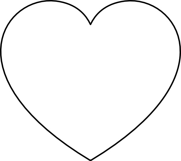 600x534 Heart Drawing Clipart