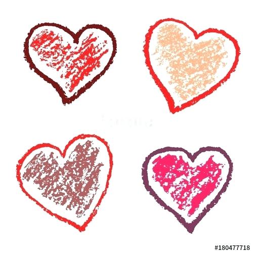 500x500 Valentine Heart Drawing Zupa