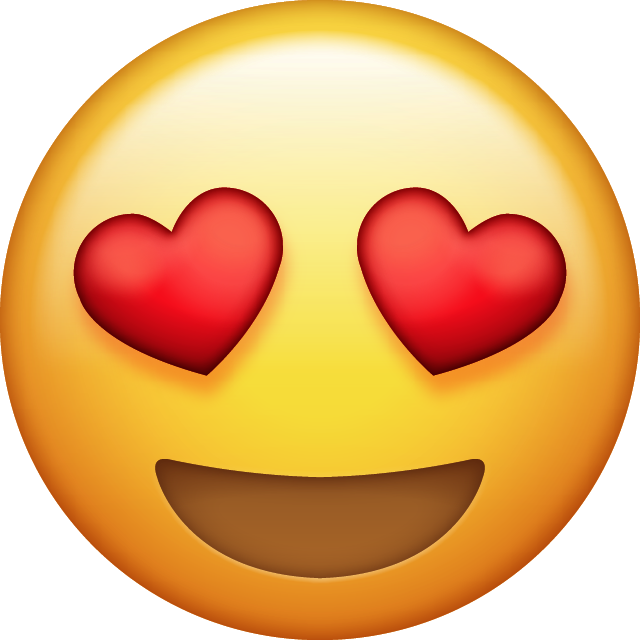 Heart Eyes Emoji 640x640 Heart Eyes Emoji