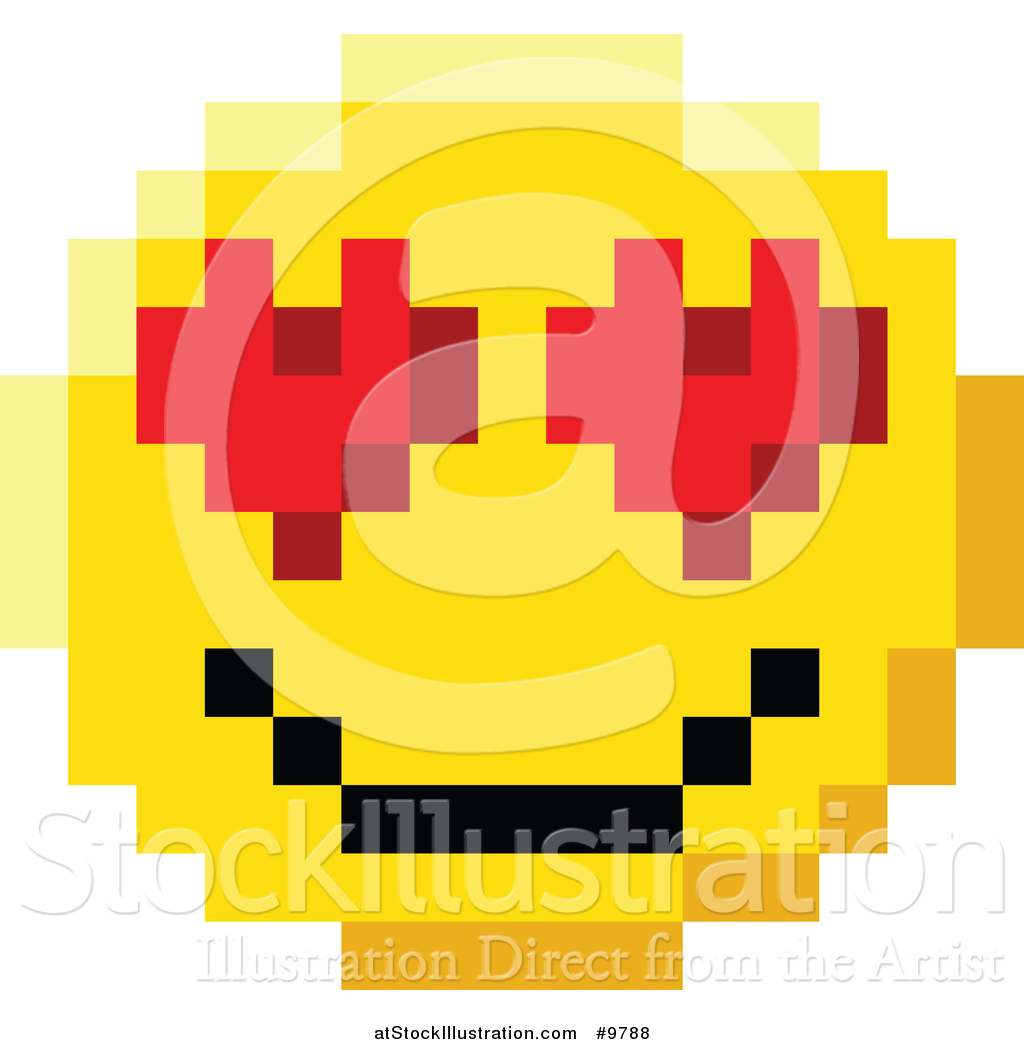 Vector Illustration Of An Bit Video Game Style Emoji Smiley Face 1024x1044 Vector Illustration Of An Bit Video Game Style Emoji Smiley Face