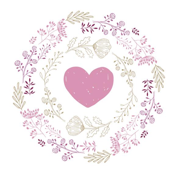 Download Heart Flourish Vector at Vectorified.com | Collection of ...