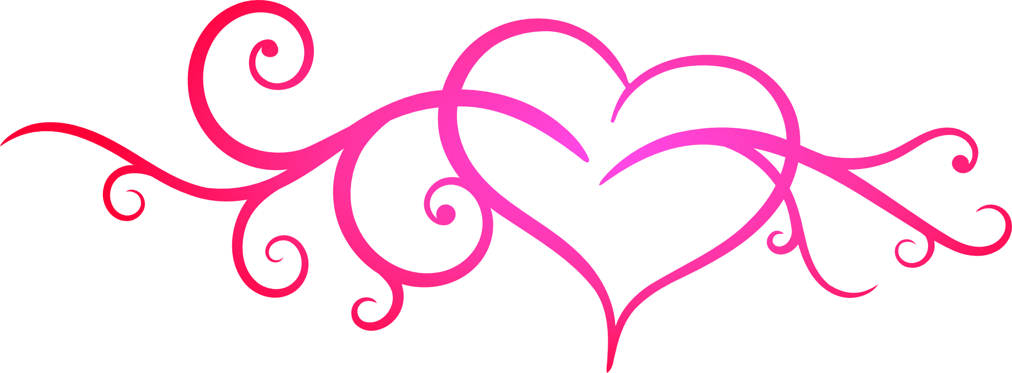 2035x750 Clipart Flourishes Heart For Free Download And Use Images