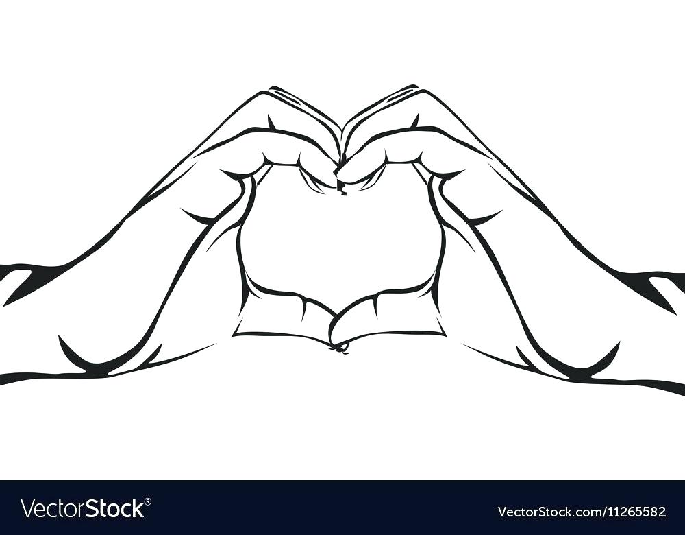 Heart Hands Vector At Vectorified.com 