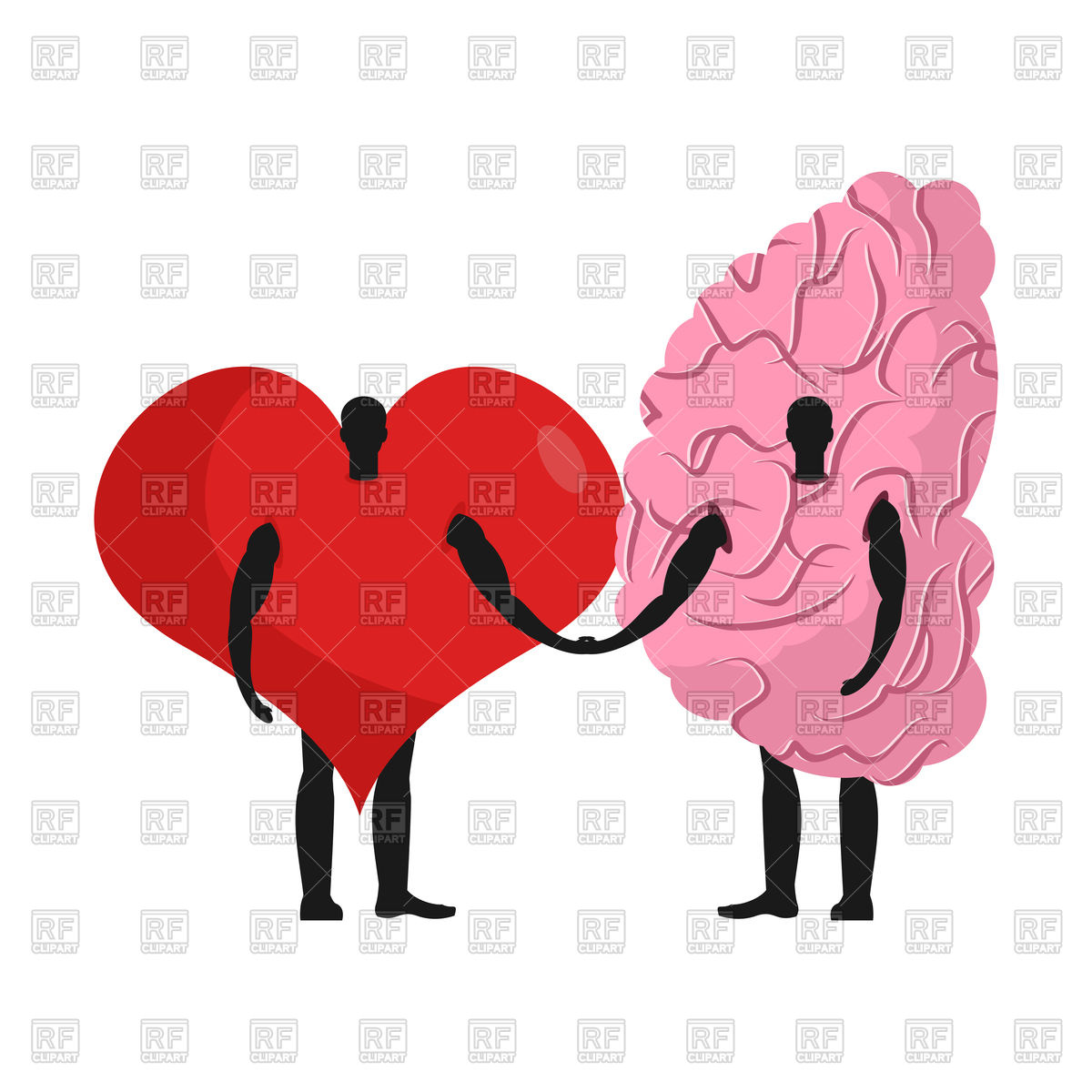 1200x1200 Brain And Heart Friends