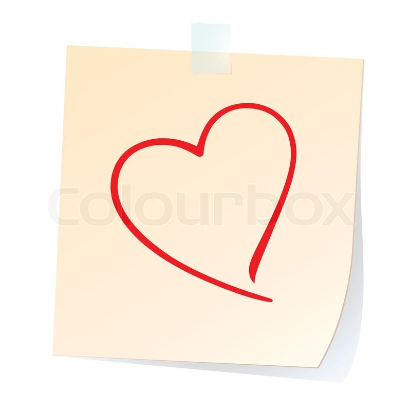 Paper Square With Heart Line Stock Vector Colourbox 800x800 Paper Square With Heart Line Stock Vector Colourbox