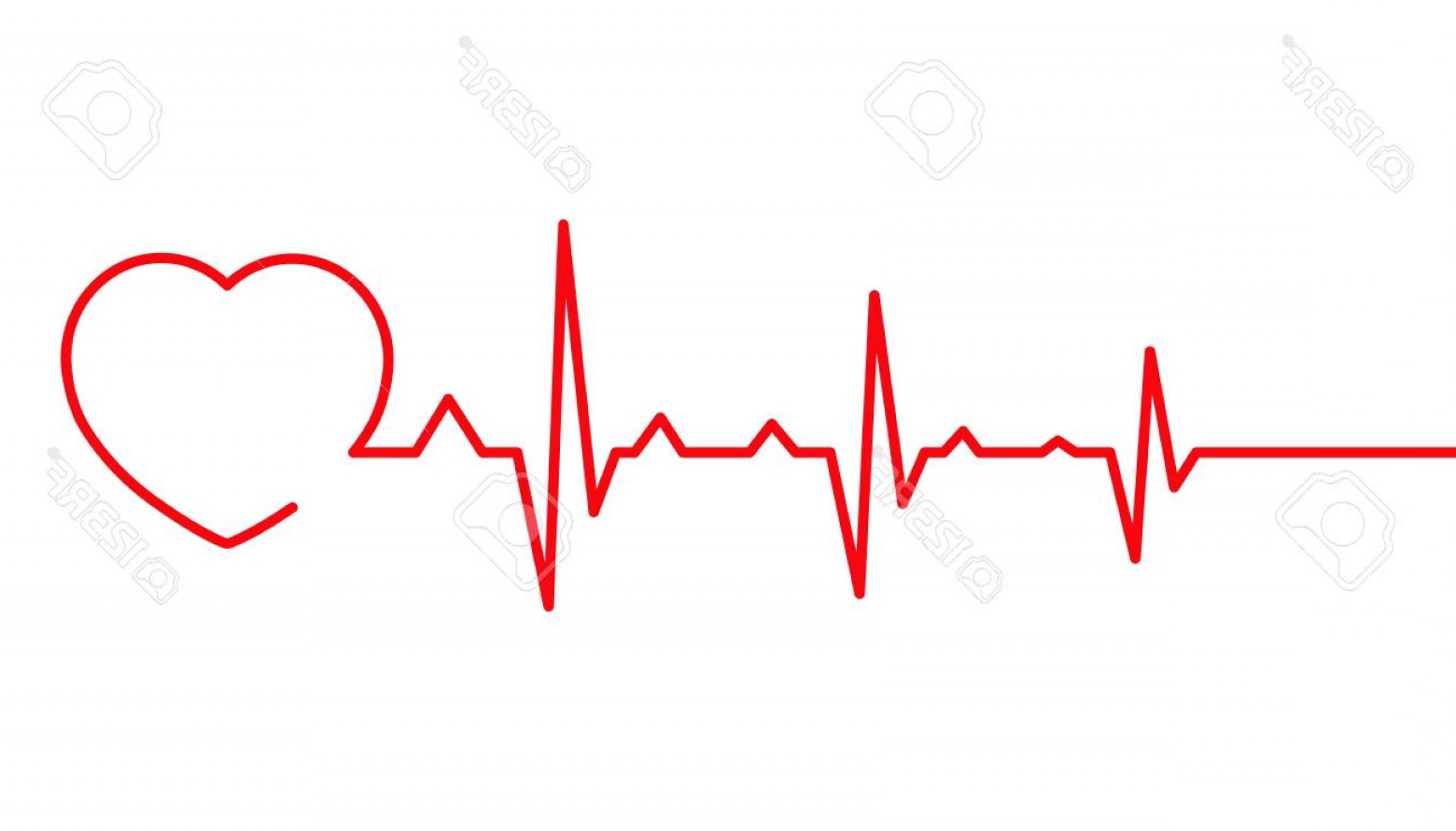 Photostock Vector Heart Pulse Cardiogram Line Vector Illustration 1560x890 Photostock Vector Heart Pulse Cardiogram Line Vector Illustration