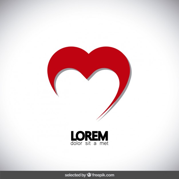 626x626 Abstract Heart Logo Vector Free Download