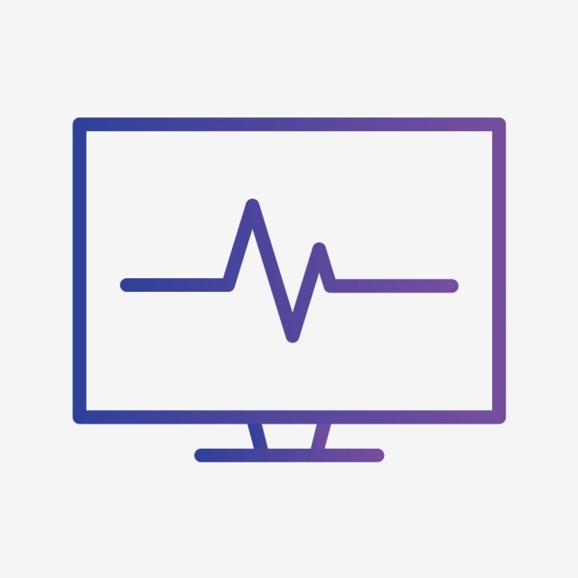 640x640 Vector Ecg Icon, Ecg, Ecg Monitor, Heart Beat Png And Vector