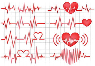 Heart Monitor Line Vector at Vectorified.com | Collection of Heart ...