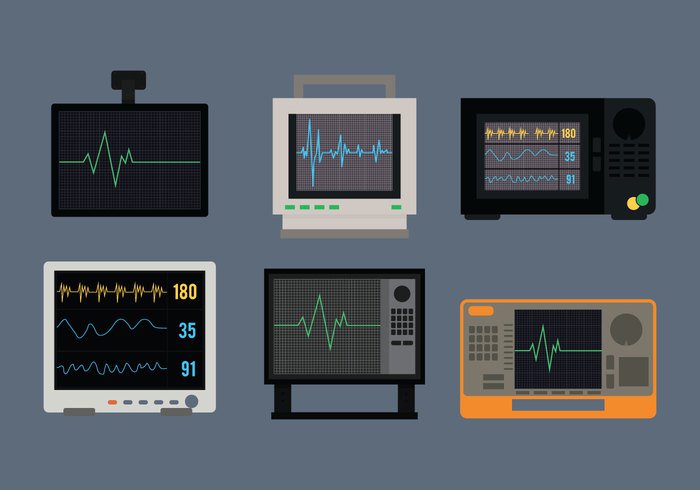 700x490 Heart Monitor Vector