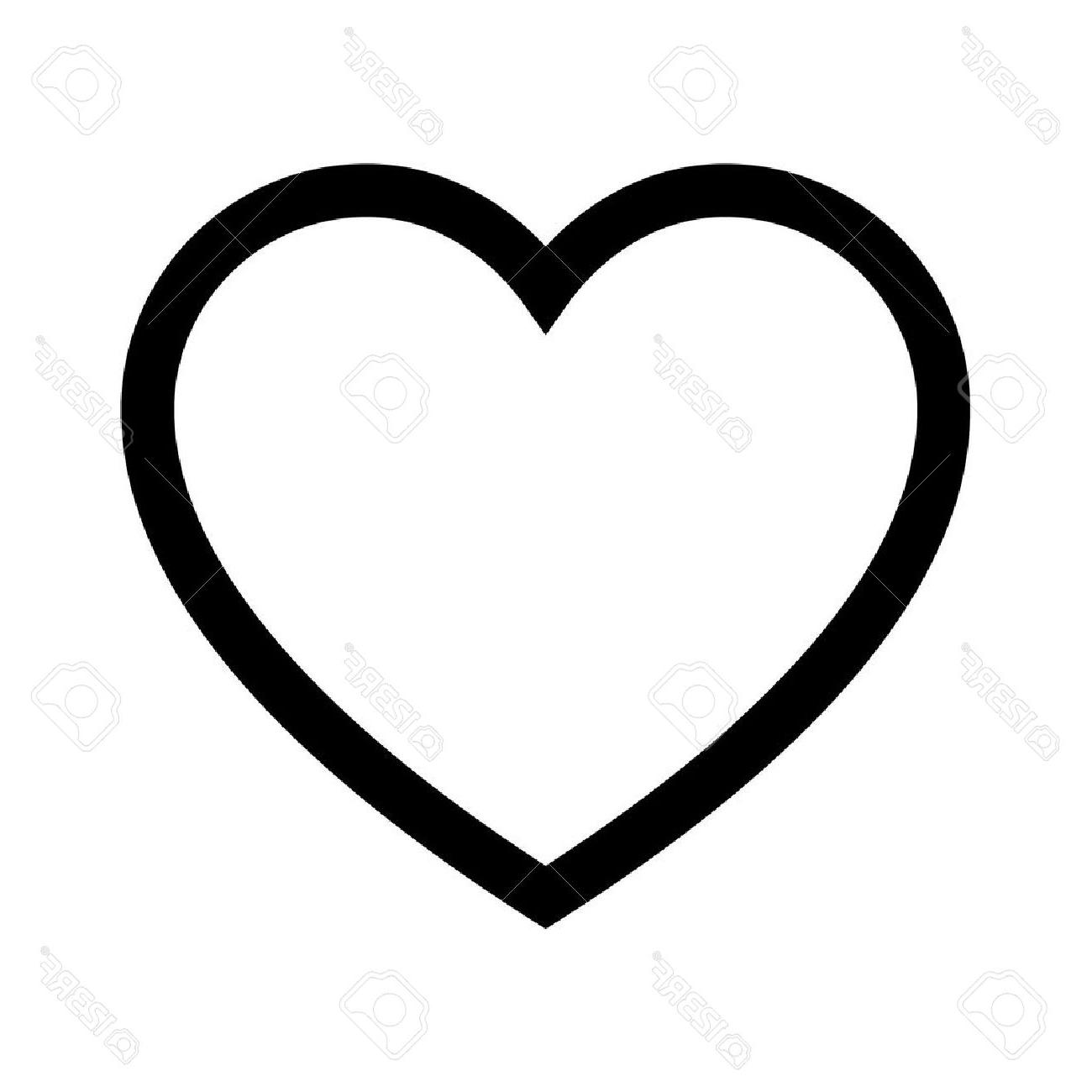 Download Heart Outline Vector at Vectorified.com | Collection of ...
