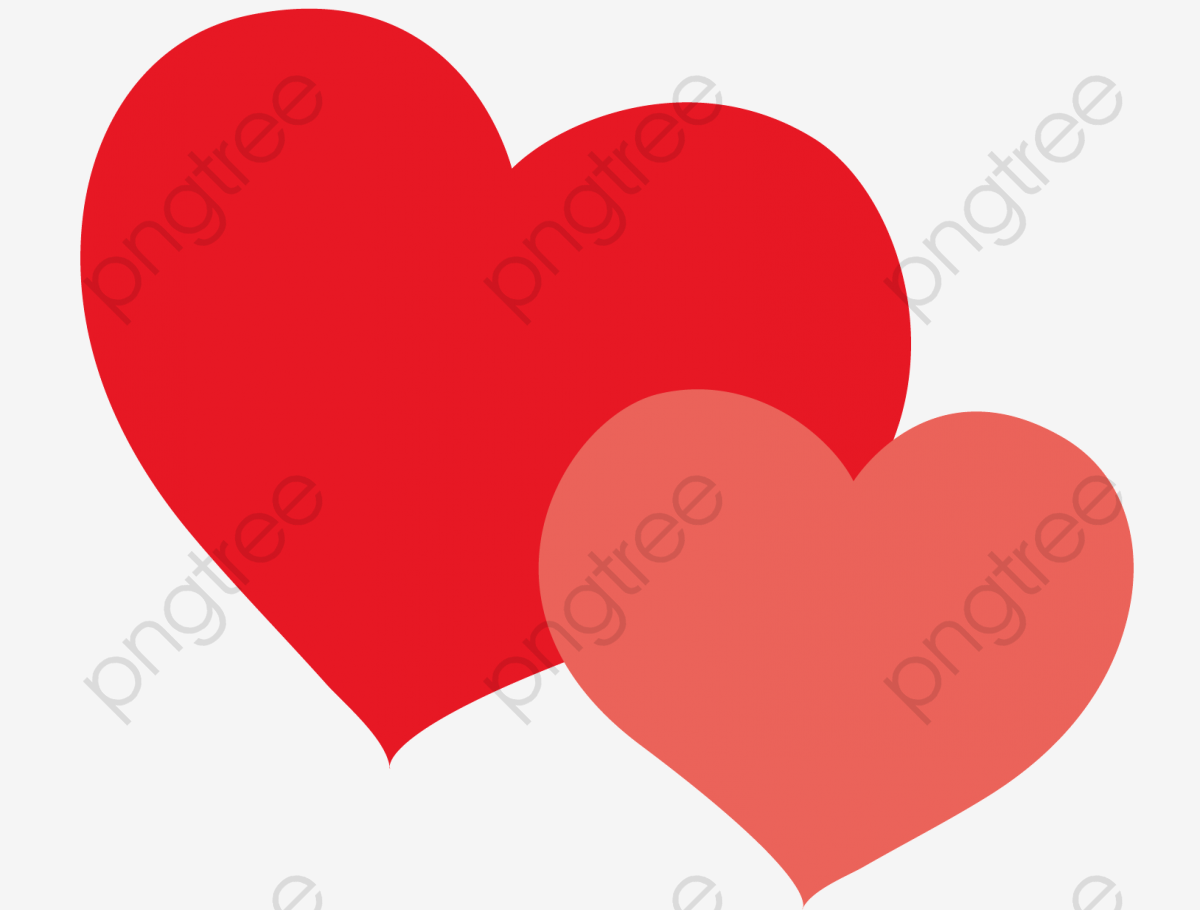 1200x910 Two Hearts Heart Outline, Vector Diagram, Red, Red Heart Png