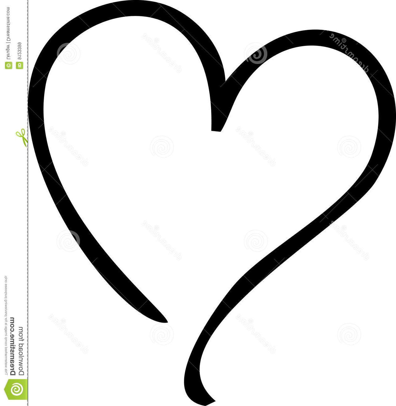 Download Heart Outline Vector at Vectorified.com | Collection of ...