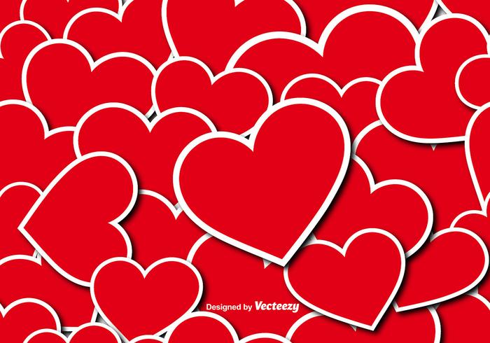 700x490 Heart Pattern Free Vector Art