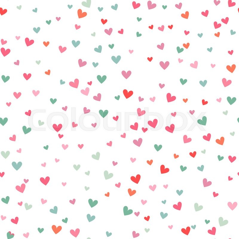 800x800 Romantic Pink And Blue Heart Seamless Stock Vector Colourbox