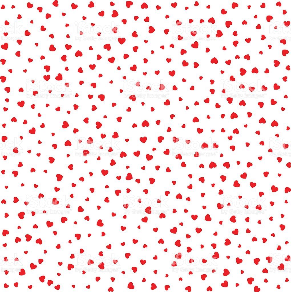 1020x1024 Vector Valentines Day Card Seamless Pattern With Red Small Hearts