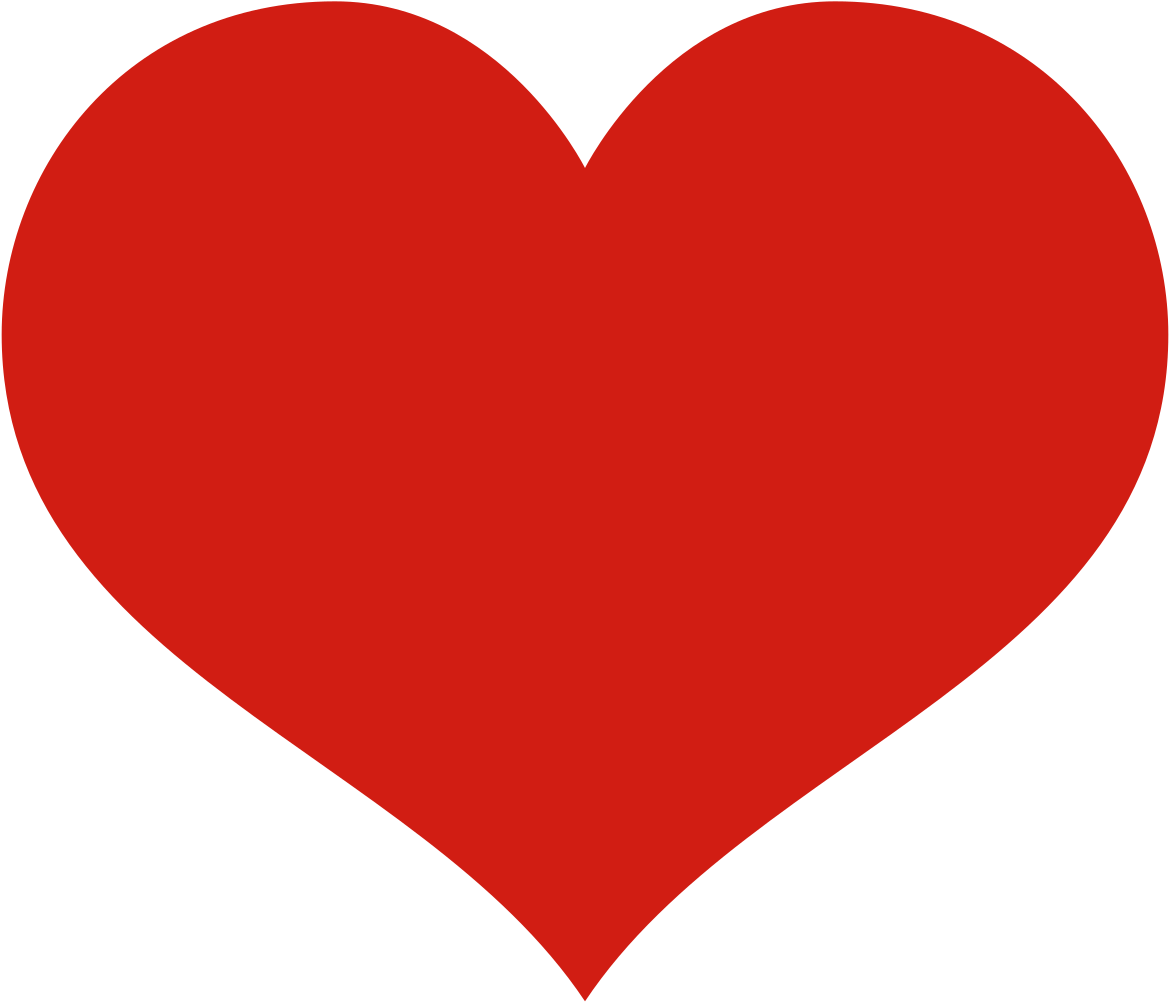 1169x1002 Hd Red Heart Png