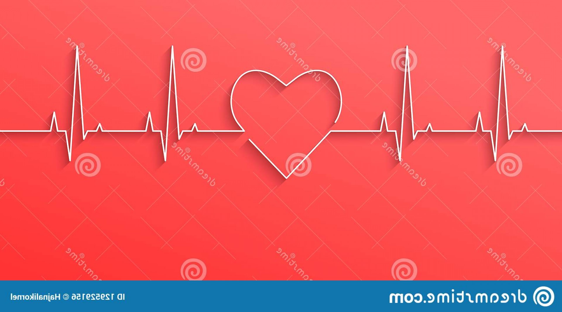 Heart Rate Line Light Red Background Heartbeat Concept Made Flat 1920x1068 Heart Rate Line Light Red Background Heartbeat Concept Made Flat