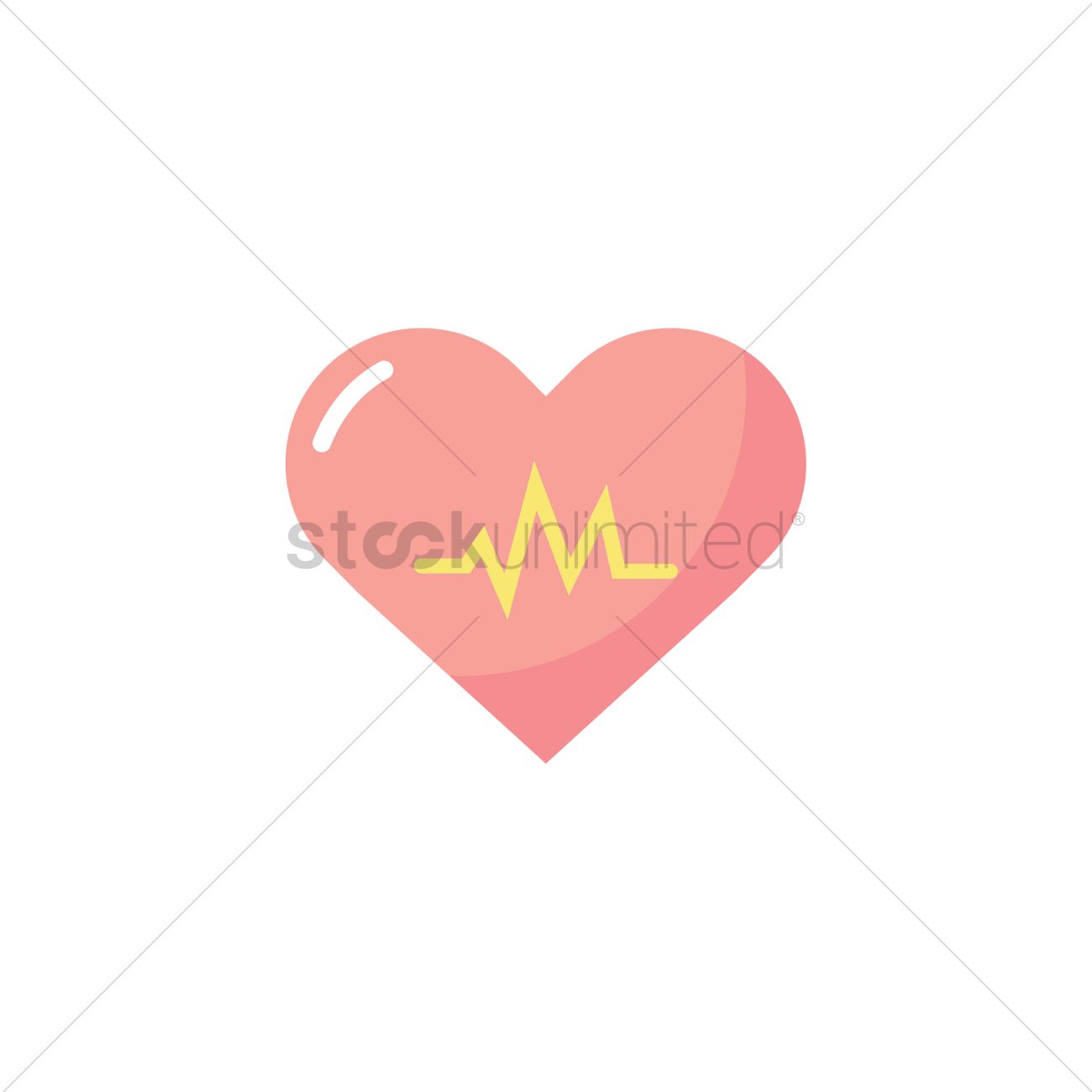Heart Rate Vector Image 1300x1300 Heart Rate Vector Image