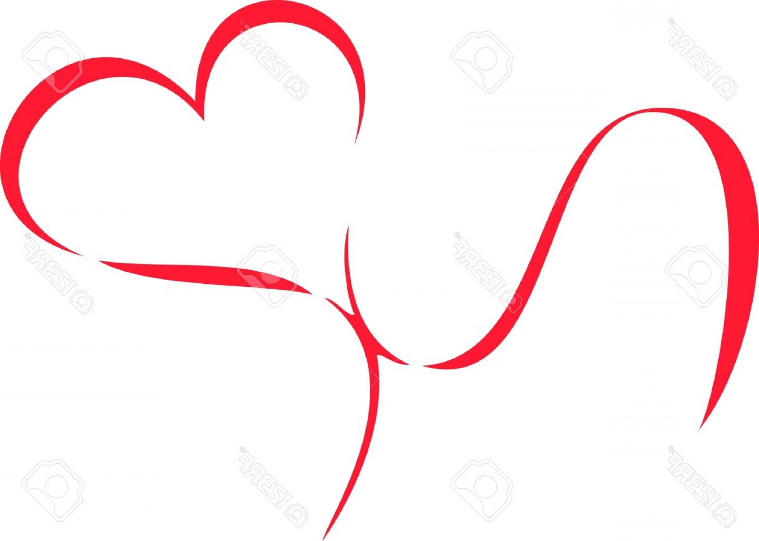 1560x1113 Photored Heart Ribbon Bow Isolated On White Background Soidergi