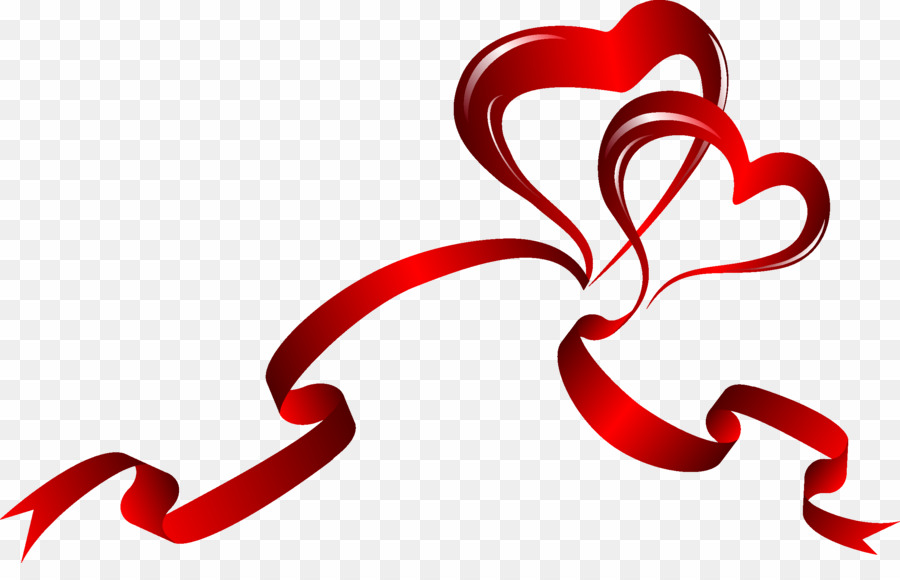 900x580 Ribbon Vector Png Ribbon Heart Clipart Download
